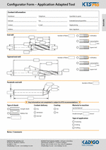Configuration Sheet for End Mills